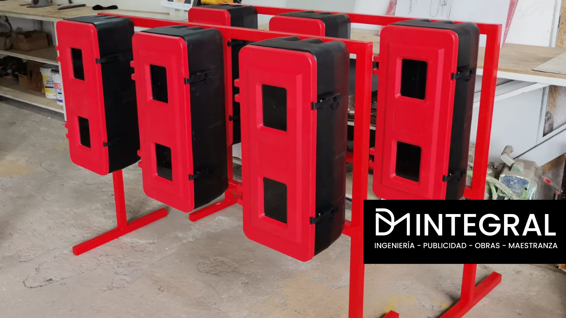 contenedor de extintor